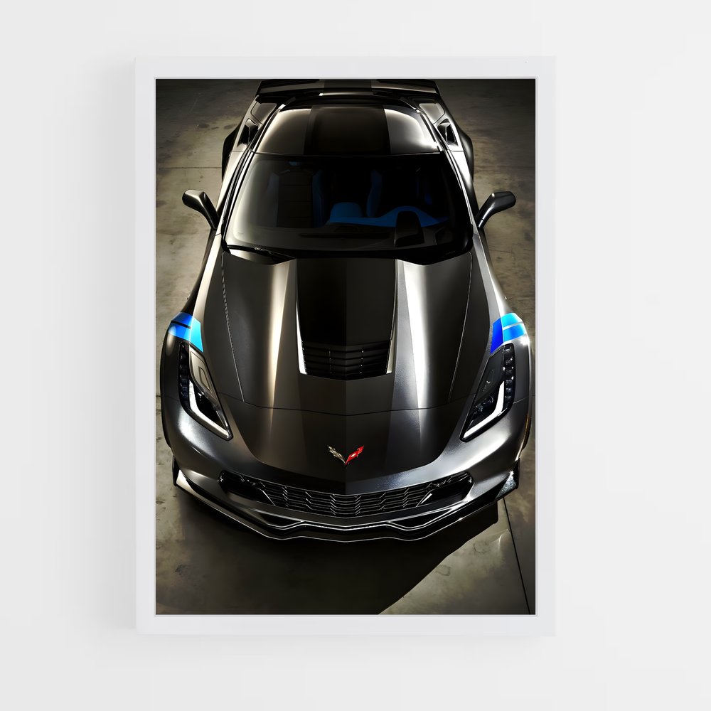 Poster Corvette Concept 2023 – affiche Chevrolet (vue 3)